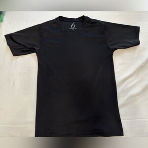 Black Short Sleeve Kids anther athletic Tee